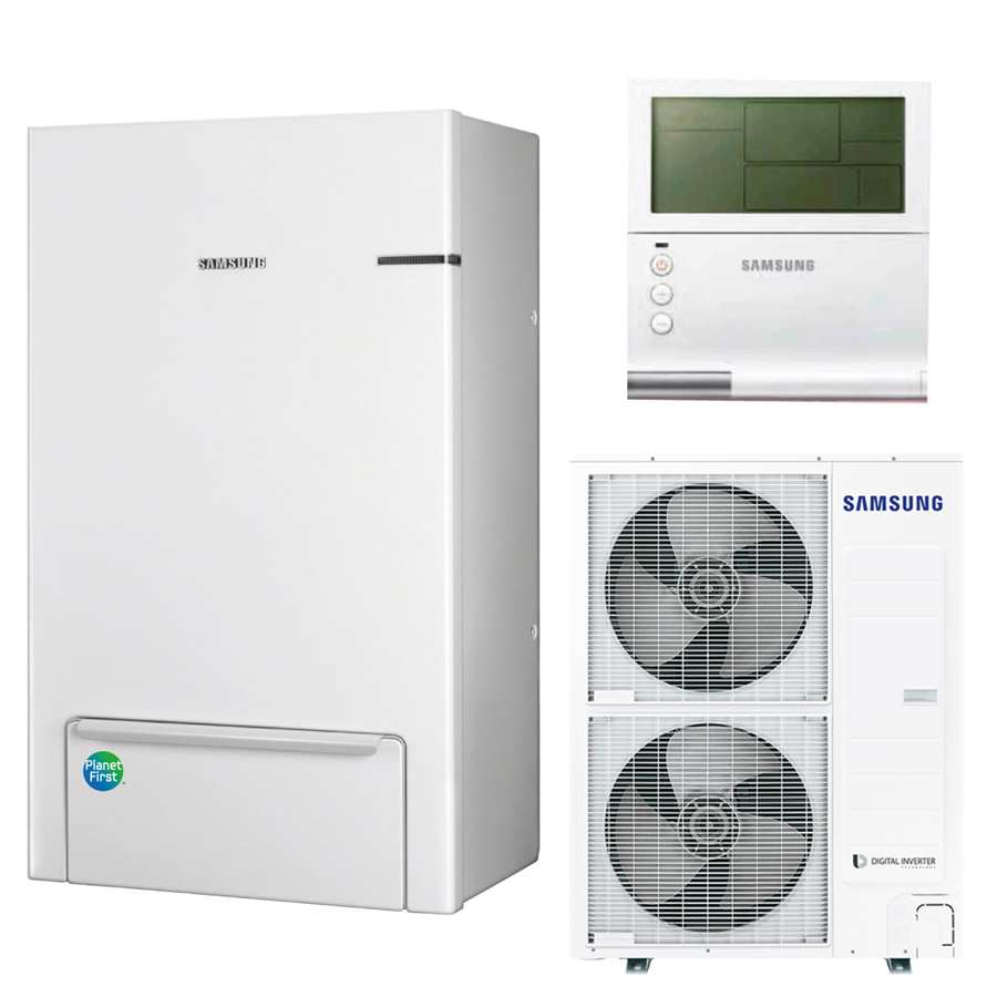 ECO TDM Split mit Hydro Wandgerät und externem Brauchwasserspeicher WPLW-TDM Split-16-WT