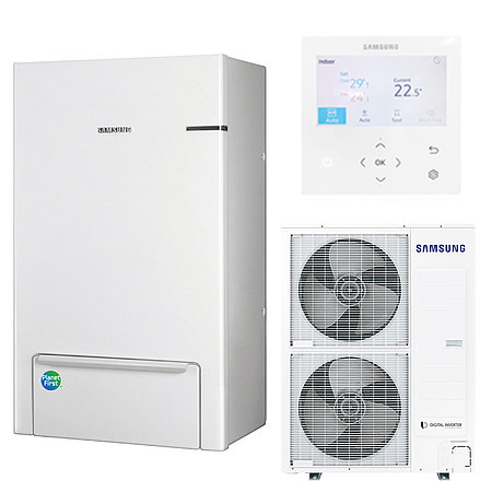 ECO Split mit Hydro Wandgerät und externem Brauchwasserspeicher WPLW-Split-12-WT-3
