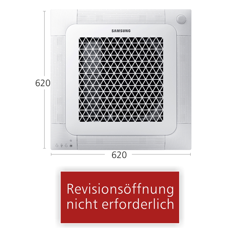 Typ Wind-Free™ Mini-Kassette 620×620 AJ 035 RBNDEG/EU | R32