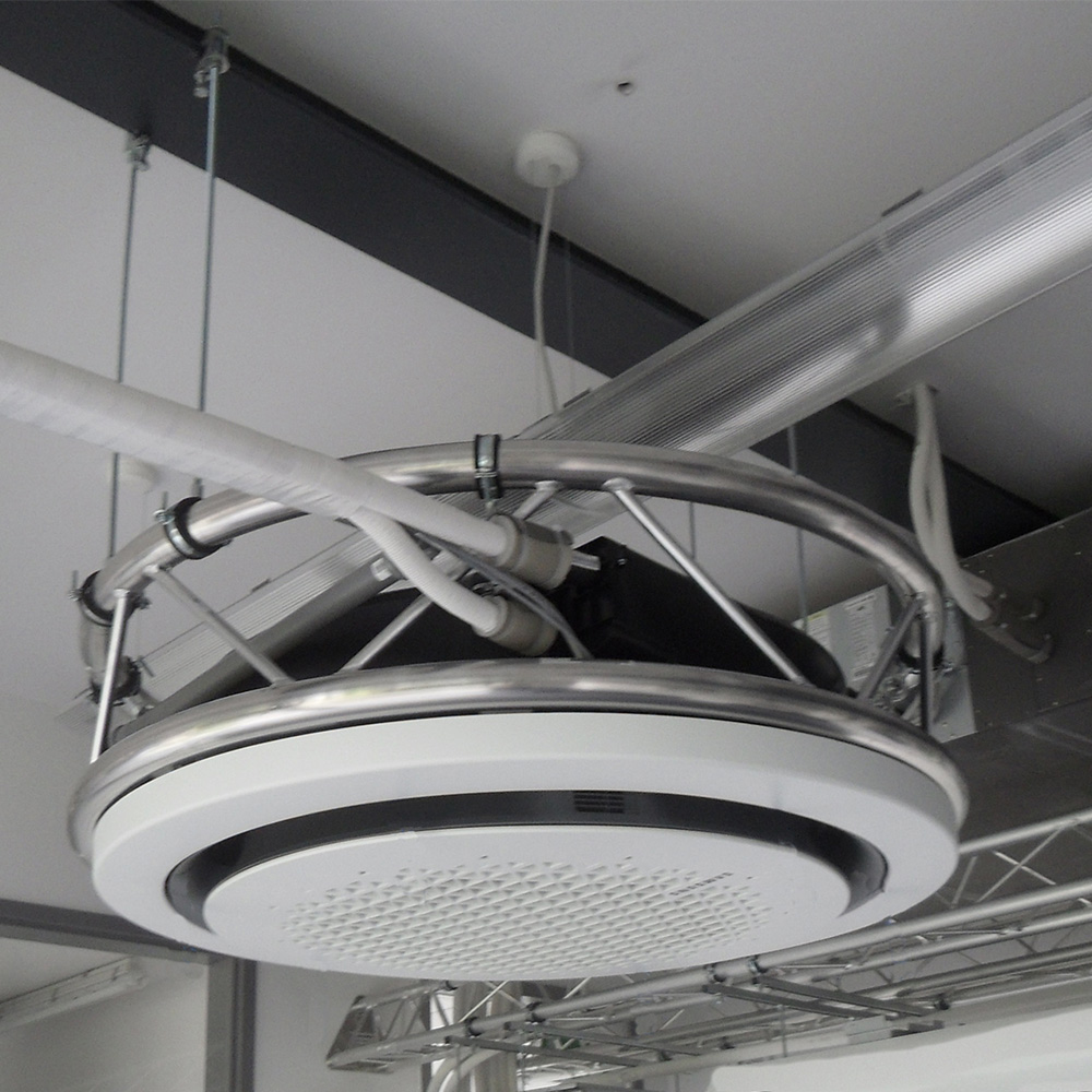 Splitsystem Wind-Free™ 360 ° Round Airflow AC 056 DN6DKG | Quadratisch | R32 | NASA